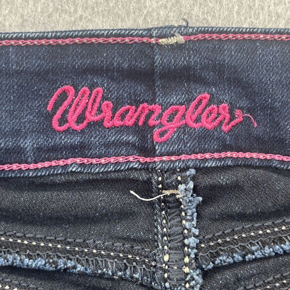 Wrangler Jeans Womens 15 / 16 32" Blue Denim Booty Up Technology Bootcut 10MWZBR - Picture 7 of 13
